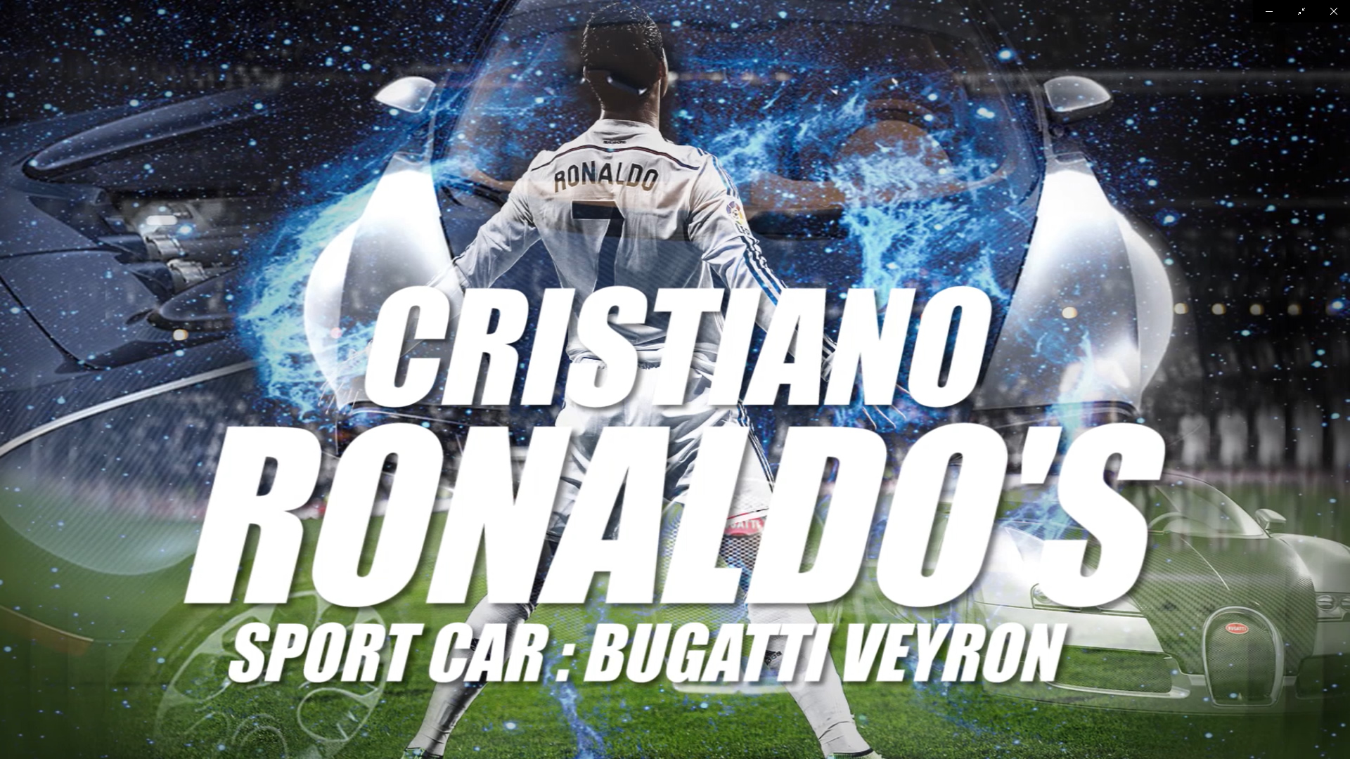 Cristiano Ronaldo Sport Car Bugatti Veyron